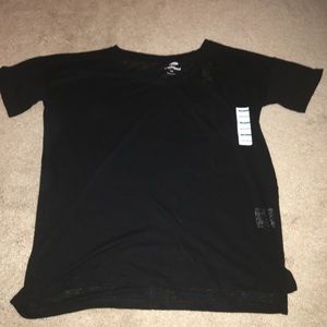 Old Navy sheer black shirt